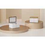 Vasagle šperkovnice s dřevěným víkem bílá – Zbozi.Blesk.cz