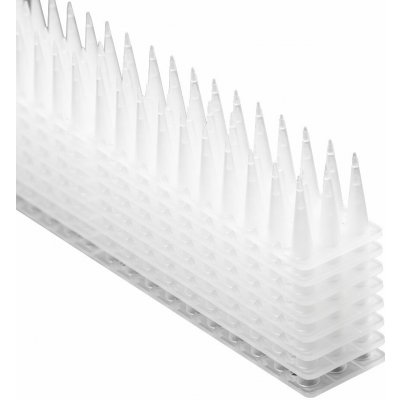 KIK KX3280 Ochranné hroty proti ptákům, 43 cm, 8 ks, bilé – Sleviste.cz