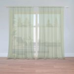 Záclony Zelená serene: 2 ks - 150x250 cm - Sablio – Hledejceny.cz