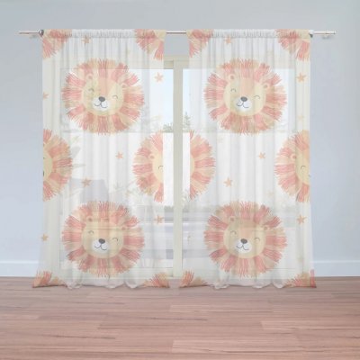Sablio Záclony Lvíčci: 2ks 150x250cm – Hledejceny.cz