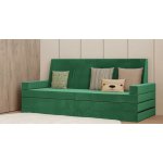 DobreSny Rozkládací pohovka Vision Trinity zelená – Zboží Mobilmania