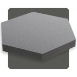 Akustický panel šestiúhelník šedý 50x50 cm tloušťka 5cm hexagon – Hledejceny.cz