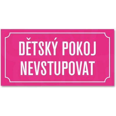 Cedule/tabule na přání s vlastním textem - růžový podklad (041) – Zbozi.Blesk.cz