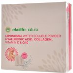 Ekolife Natura Hyaluronic Acid Collagen Vitamin C & Q10 ananas 15x6,5 g – Hledejceny.cz