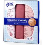 XKKO Organic z biobavlny 70 × 70 Staré časy Safari Mesa Rose MIX 3 ks – Zbozi.Blesk.cz