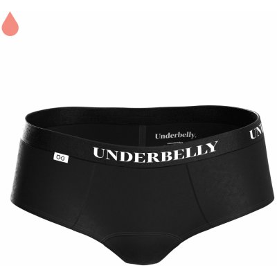Underbelly menstruační kalhotky LOWEE černá černá z polyamidu Pro velmi slabou menstruaci