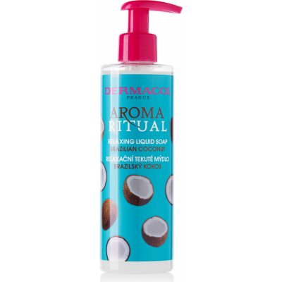 Dermacol Aroma Ritual Brazilian Coconut tekuté mýdlo brazilský kokos 250 ml – Zboží Dáma