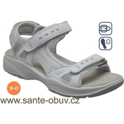 SANTÉ OR/66004 WHITE sandál
