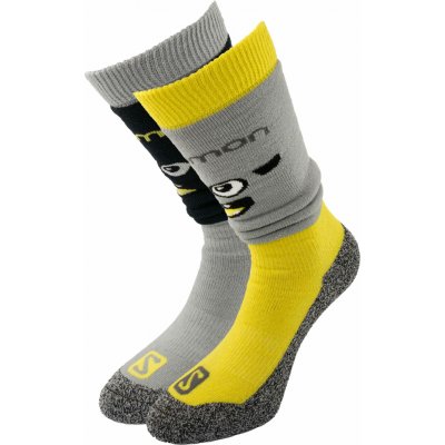 Salomon Jr Diablo M 2-Pack Grey/Yellow – Zboží Dáma