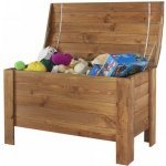 Wamar Sosenka B-16 dřevěná s půlkulatým vrchem 50 x 70 x 40 cm hnědá/borovice – Zboží Mobilmania