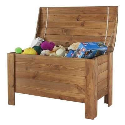 Wamar Sosenka B-16 dřevěná s půlkulatým vrchem 50 x 70 x 40 cm hnědá/borovice – Zboží Mobilmania