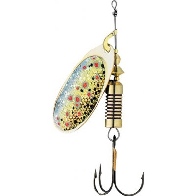 DAM Effzett třpytka Nature 3D Spinner Sinking Brown Trout vel.4 10 g – Hledejceny.cz