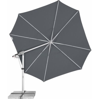 Slunečník Doppler PROFILINE PROTECT 400 cm s boční tyčí antracit – Zboží Mobilmania