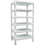 Biedrax Regál 60 x 100 x 200 cm 6 polic – Hledejceny.cz