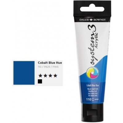 Daler & Rowney System 3 Acrylic cobalt blue hue 110 59 ml – Sleviste.cz
