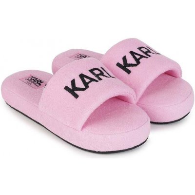 Karl Lagerfeld Dětské pantofle Z19106 růžová