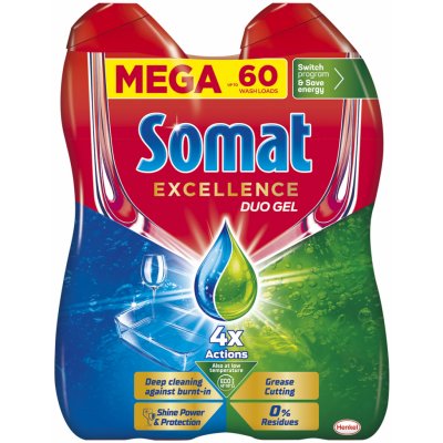 Somat Excellence Duo gel do myčky 60 mytí – Sleviste.cz