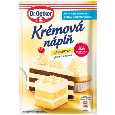 Dr. Oetker Krémová náplň vanilková 65 g – Zboží Mobilmania