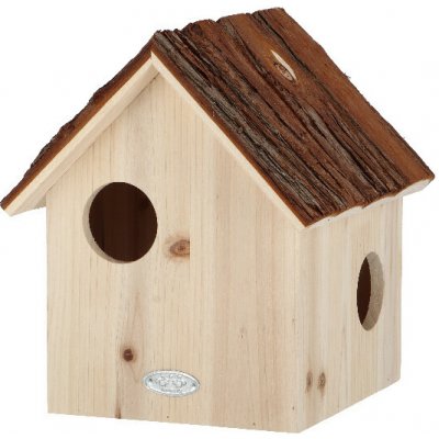 Esschert Design Domeček pro veverku s kůrou 25 x 29 x 26 cm přírodní – Hledejceny.cz