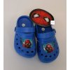 Dětské žabky a pantofle Crocs Spiderman modré