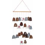 LIVARNO home Adventní kalendář filcové pytlíky na dřevěné tyči – Zboží Dáma