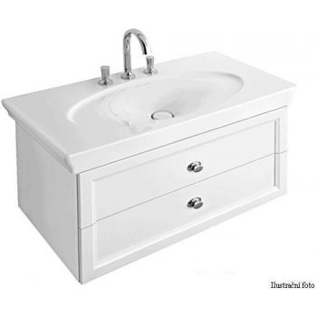 Villeroy & Boch La Belle Spodní skříňka 950x435x480mm bílá lesklá, rukojeť pochromováno