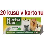 Herba Max Spot-on pro psy kočky do 15 kg 5 x 1 ml – Zboží Dáma Herba Max Spot-on pro psy kočky do 15 kg 5 x 1 ml – Zboží Dáma