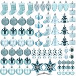 SPRINGOS Maxi 77 dílná sada vánočních ozdob modro-stříbrná CA0853-XG – Zboží Dáma