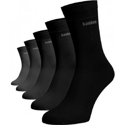 Zvýhodněný set 5 párů bambusových vysokých ponožek mix barev Viskoza