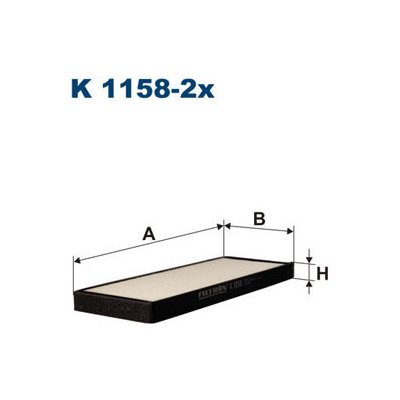 FILTRON Filtr, vzduch v interiéru K1158-2X – Hledejceny.cz