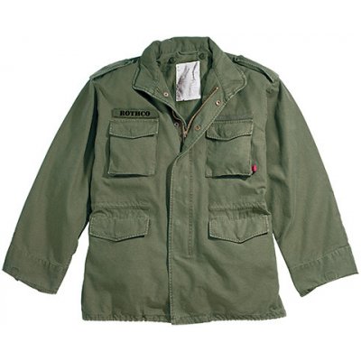 Bunda Rothco US M65 Vintage zelená – Zboží Dáma