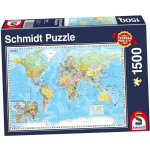 Schmidt Politická mapa světa 1500 dílků – Zbozi.Blesk.cz