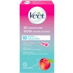 Veet Depilační voskové pásky s gelovou texturou a vůní nektarinky 10 ks – Sleviste.cz