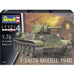 Revell Plastic ModelKit tank 03294 T-34/76 Modell 1940 1:76 – Zboží Dáma