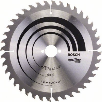 Bosch Pilový kotouč Ø160/20 48z Optiline Wood, 2608641172