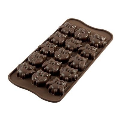 Silikomart Forma na čokoládu - Gufi – Zboží Dáma Silikomart Forma na čokoládu - Gufi – Zboží Dáma