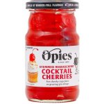Opies Koktejlové třešně Red Marachino se stopkou 225 g – Zboží Dáma