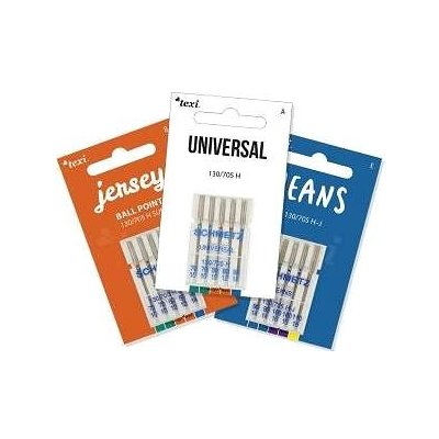 Texi set jehel Schmetz 130/705 H (Universal, Stretch, Jeans) – Zboží Mobilmania