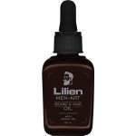 Lilien Men-Art Beard & Hair Oil Black olej na vousy a vlasy 30 ml – Zboží Dáma