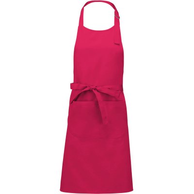 Kariban Zástěra Sommelier K890 s laclem COT20K89031099-fuchsia Fuchsia – Hledejceny.cz