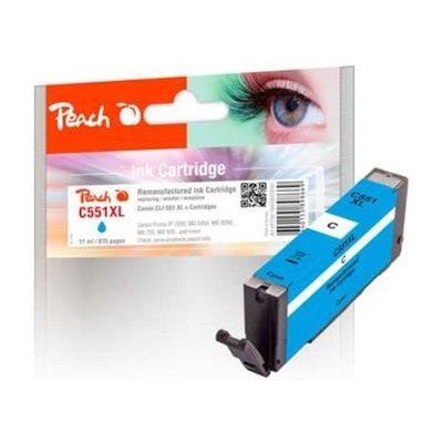 Peach Canon CLI-551XL, cyan, 11 ml