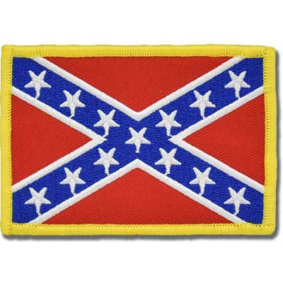 Moto nášivka Confederate Flag 9 cm x 6 cm – Hledejceny.cz