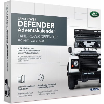 Franzis adventní kalendář Land Rover Defender šedý 24 kusů