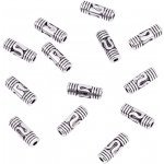 Kovový oddělovací korálek - starostříbrný - váleček - 8 x 3 mm - 1 ks – Zboží Dáma Kovový oddělovací korálek - starostříbrný - váleček - 8 x 3 mm - 1 ks – Zboží Dáma