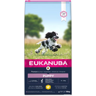 Eukanuba Puppy & Junior Medium Breed 2 x 15 kg