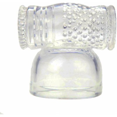 Luvado Masážní hůlka Magic Wand - silikonový nástavec na penis – Zboží Dáma