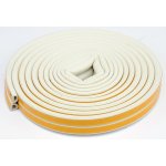 Vorel Těsnění do oken a dveří samolepící 9x7,4mm TYP D bílé 6M – Hledejceny.cz