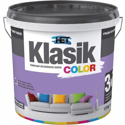 HET Klasik color 1,5 kg KC 347 fialový – Zboží Mobilmania