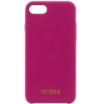 Pouzdro GUESS Silicone Logo TPU Case iPhone 7/8 růžové – Zboží Živě