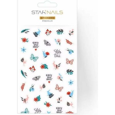 Starnails Nálepky na nehty 2D Premium samolepky SN10 – Zboží Dáma